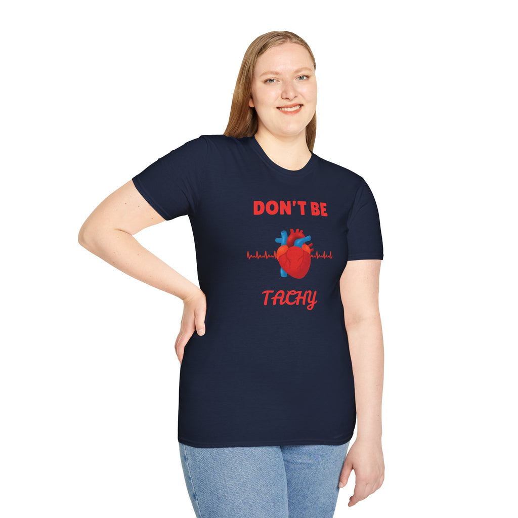 Don't Be Tachy, cardiology nurse, funny EKG shirt, heartbeat tee, nurse doctor gift