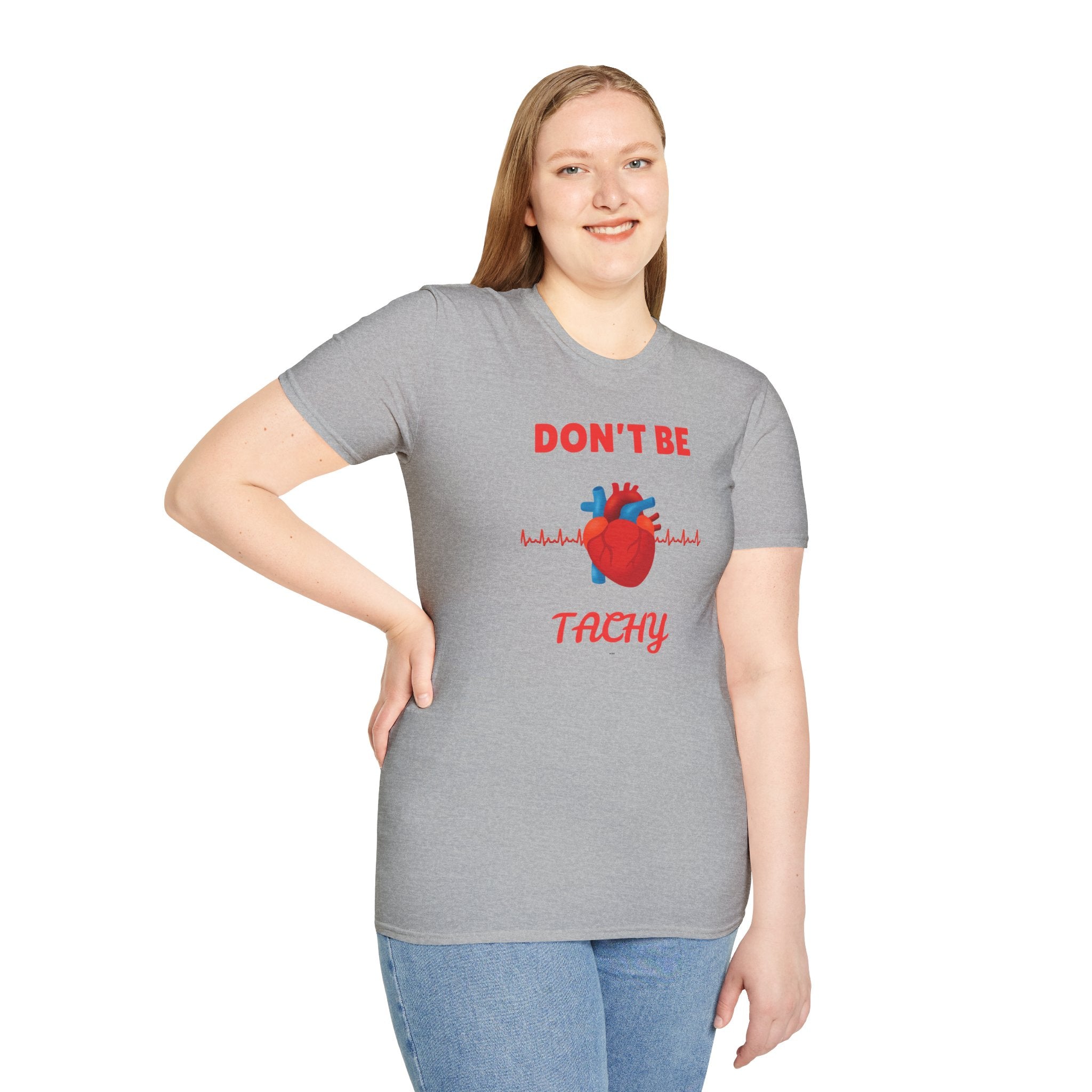 Don't Be Tachy, cardiology nurse, funny EKG shirt, heartbeat tee, nurse doctor gift