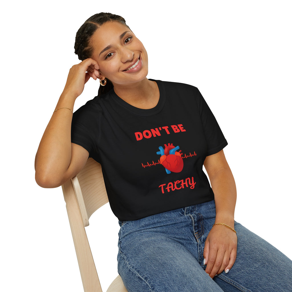 Don't Be Tachy, cardiology nurse, funny EKG shirt, heartbeat tee, nurse doctor gift