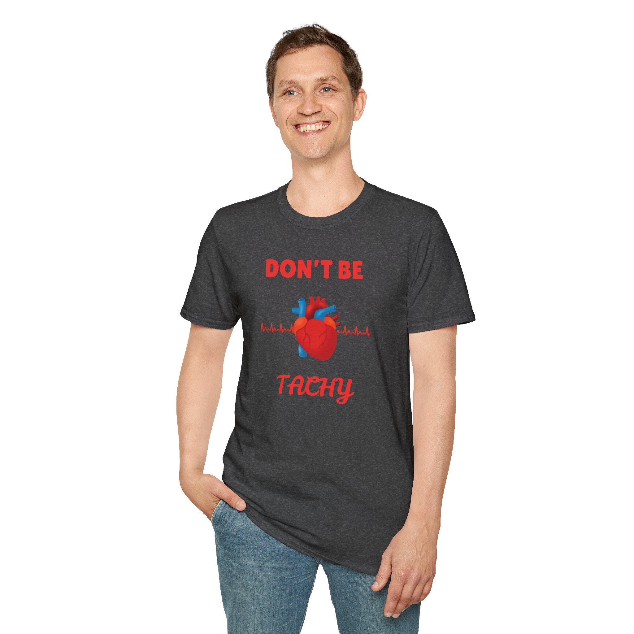 Don't Be Tachy, cardiology nurse, funny EKG shirt, heartbeat tee, nurse doctor gift